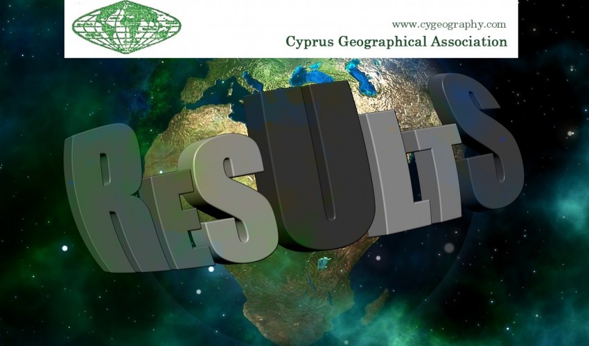 Results of Cyprus Geographical Association Competition 