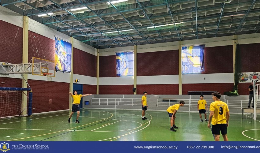 Junior Boys Volleyball Team Triumphs: Onward to the Pancyprian Competition