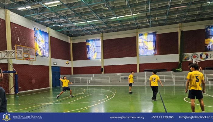 Junior Boys Volleyball Team Triumphs: Onward to the Pancyprian Competition